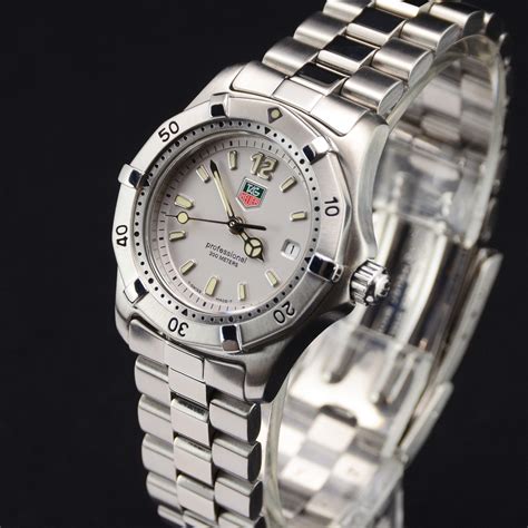 used stainless tag heuer watch.